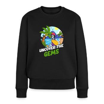 Discover the gems Riviera Maya Mexico - Women's Premium Organic Jumper - black - Front - Julia (174cm)