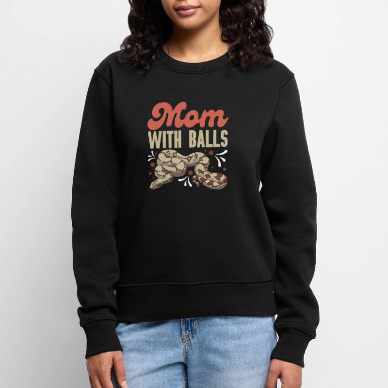 Kugelpython Schlange Frauen Premium Bio Pullover
