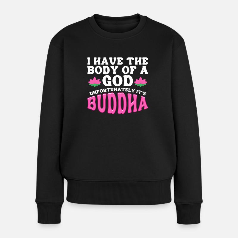 Bouddhisme bouddhiste - Pull Premium bio Femme - noir