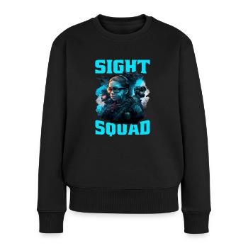 Sight Squad 5 - Women's Premium Organic Jumper - black - Front - Julia (174cm)