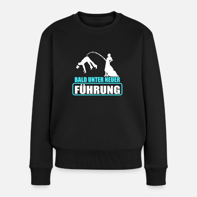 Junggesellenabschied Poltern Polterabend JGA - Frauen Premium Bio Pullover - Schwarz