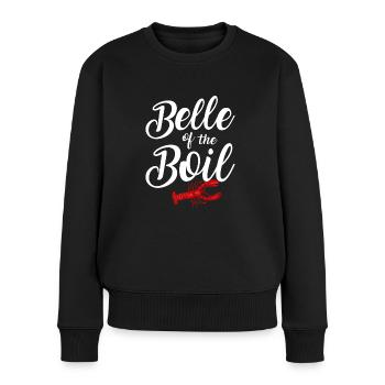 Küchenschöhnheit Meeresfrüchte Krebse Krabben - Frauen Premium Bio Pullover - Schwarz - Vorne - Julia (174cm)