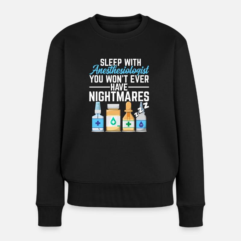 Anästhesiologie - Frauen Premium Bio Pullover - Schwarz