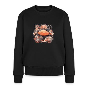 Turtle - Women's Premium Organic Jumper - black - Front - Julia (174cm)