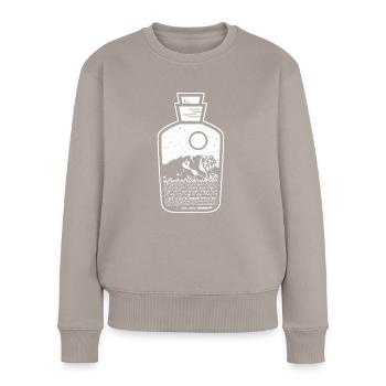 Randonnée en montagne Zugspitze - Pull Premium bio Femme - taupe - Devant - Julia (174cm)