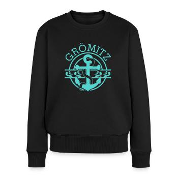 Grömitz Baie de Lübeck - Pull Premium bio Femme - noir - Devant - Julia (174cm)