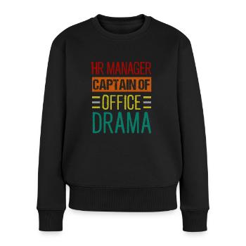 Beruf: Hr-manager Im Personalwesen - Frauen Premium Bio Pullover - Schwarz - Vorne - Julia (174cm)