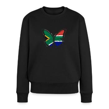 South Africa - Women's Premium Organic Jumper - black - Front - Julia (174cm)