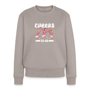 Tenue de pom-pom girl - Pull Premium bio Femme - taupe - Devant - Julia (174cm)
