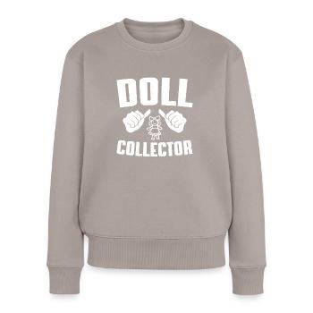 Collectionneurs de poupées - Pull Premium bio Femme - taupe - Devant - Julia (174cm)