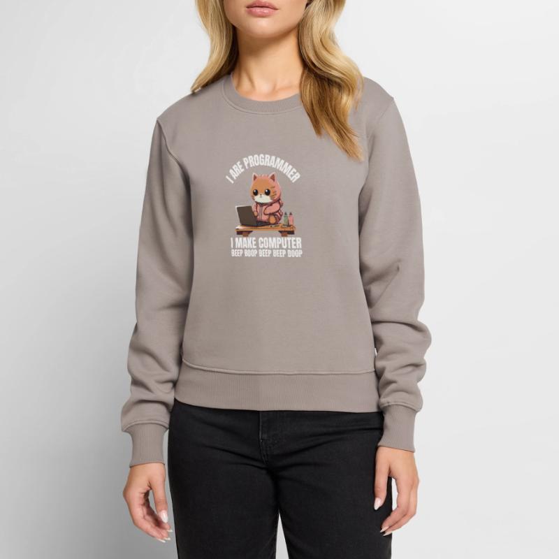 I'm a programmer. I'm doing Computer Beep Women's Premium Organic Jumper
