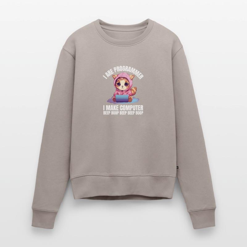 I'm a programmer. I'm doing Computer Beep Women's Premium Organic Jumper