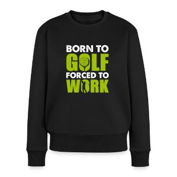 Golf Golf Terrain de golf Golf Ball Golf Club - Pull Premium bio Femme - noir - Devant - Julia (174cm)