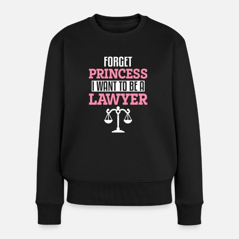 Jurastudenten - Frauen Premium Bio Pullover - Schwarz