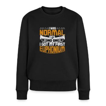 Euphonium Euphonist - Women's Premium Organic Jumper - black - Front - Julia (174cm)