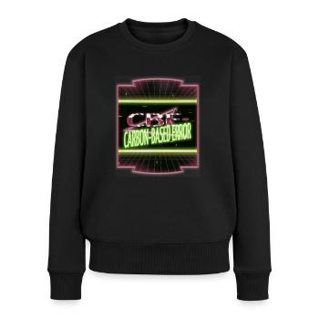 programming equestrian awesome hacker funny quote - Frauen Premium Bio Pullover - Schwarz - Vorne - Julia (174cm)