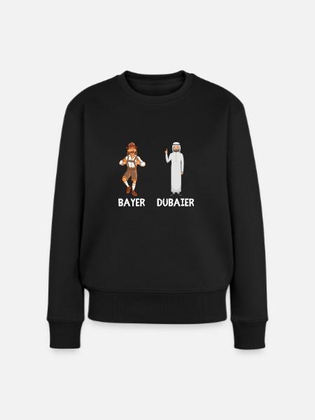 Bayer Dubaier Bayern Dubai - Frauen Premium Bio Pullover - Schwarz