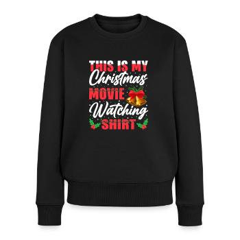 Weihnachten Weihnachtsfilm Weihnachtsshirt - Frauen Premium Bio Pullover - Schwarz - Vorne - Julia (174cm)