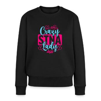 Altenpflegehelferin Pflegehelferin - Frauen Premium Bio Pullover - Schwarz - Vorne - Julia (174cm)
