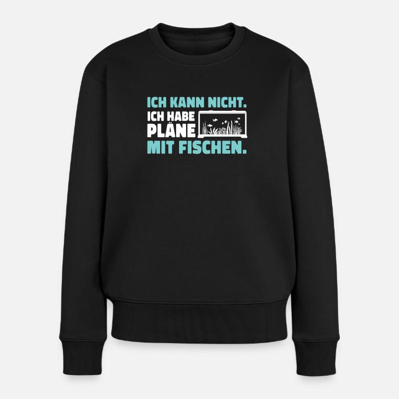 Aquarium - Frauen Premium Bio Pullover - Schwarz
