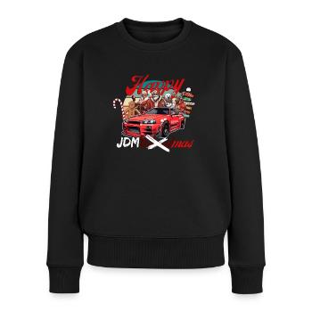 Jdm christmas edition / Tuning Mechanic Costume - Women's Premium Organic Jumper - black - Front - Julia (174cm)