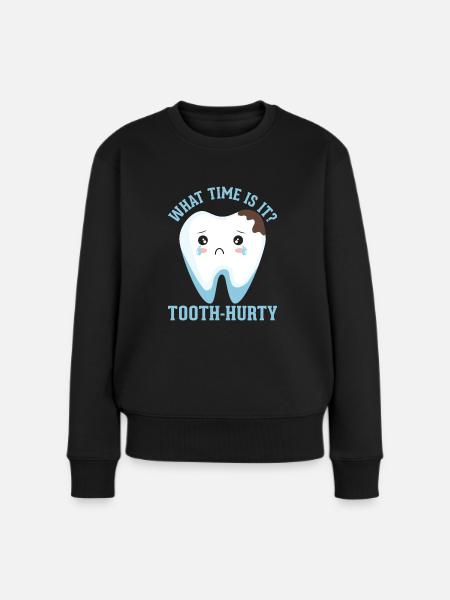 Dentiste Dentiste Dentisterie Traitement dentaire - Pull Premium bio Femme - noir