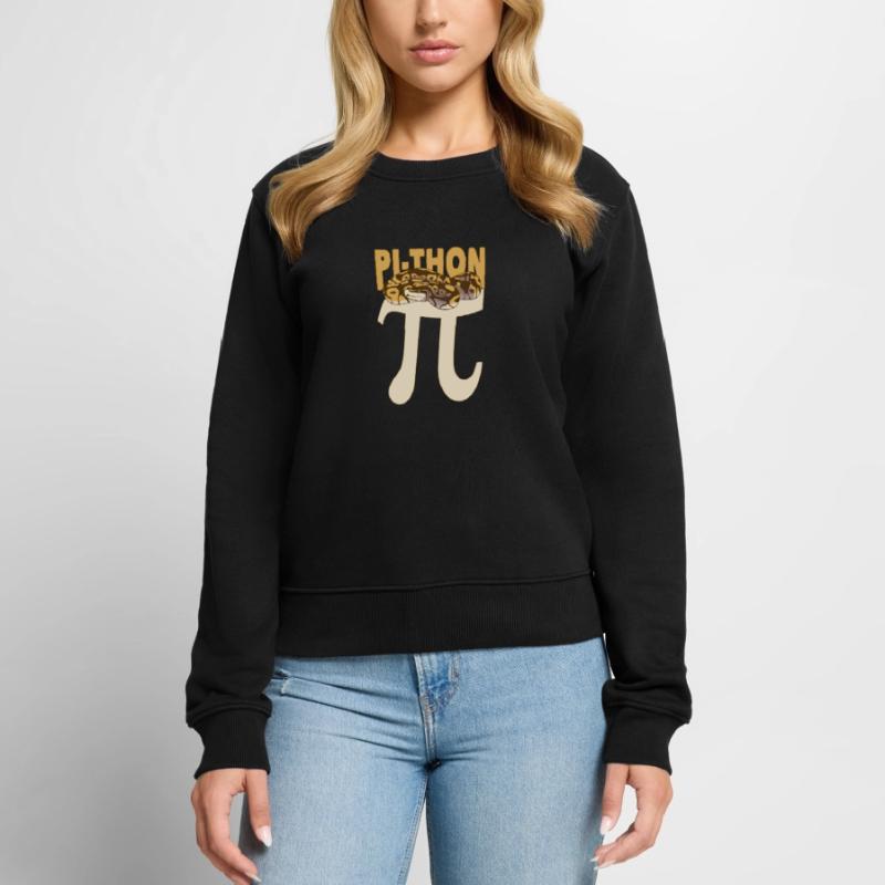Pi-Thon Lustiger Pi-Tag Python Schlange Mathematik Frauen Premium Bio Pullover