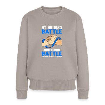 Spondylarthrite ankylosante, spondylarthrite ankylosante - Pull Premium bio Femme - taupe - Devant - Julia (174cm)