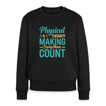 Physiotherapist Physiotherapist Physiotherapy - Women's Premium Organic Jumper - black - Front - Julia (174cm)