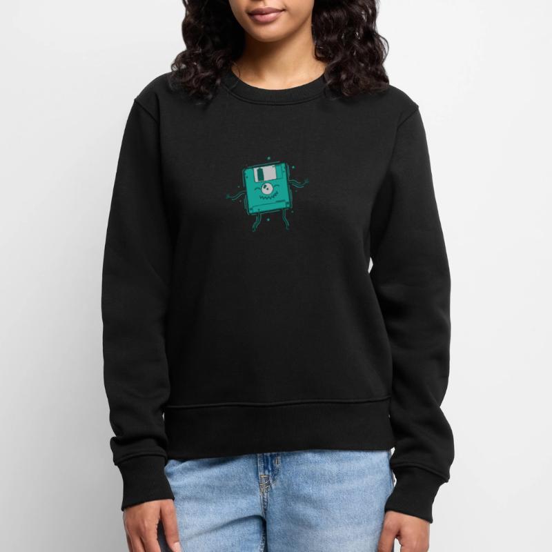 Floppy Disk Dances Retro Storage Module Disk Women's Premium Organic Jumper