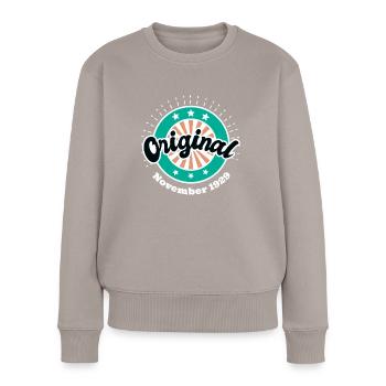 November 1929 Original 94 Years Man Woman - Women's Premium Organic Jumper - taupe - Front - Julia (174cm)