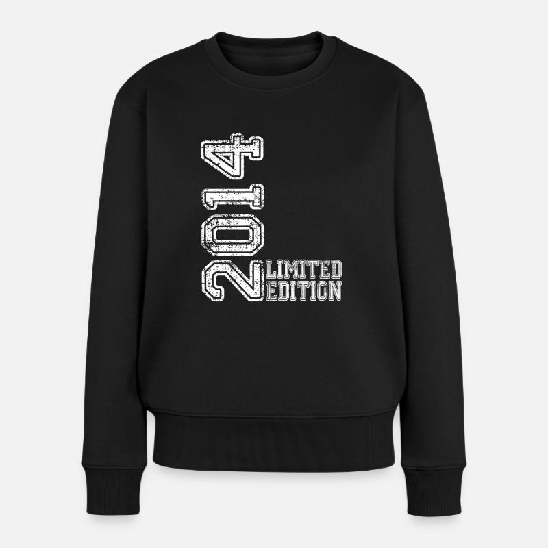 Limited Edition 2014 - Frauen Premium Bio Pullover - Schwarz