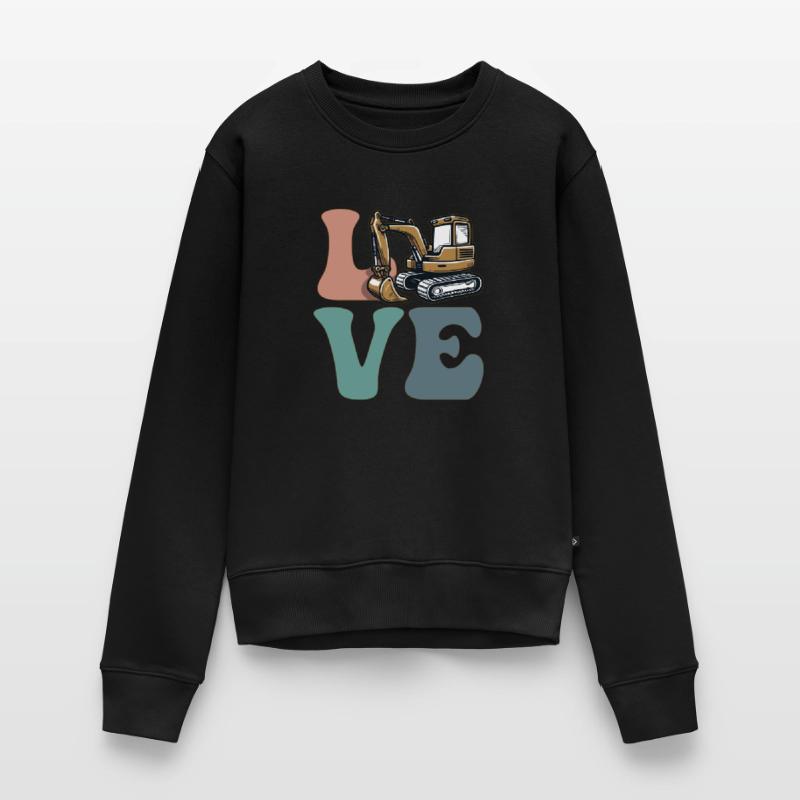 Excavator Operator Heavy Equipment Operator Construction Women's Premium Organic Jumper