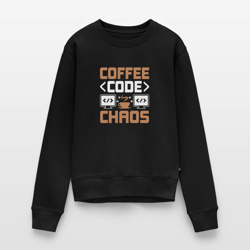 Kaffee-Codierung Programmierer Programmierer Entwickler Nerd Coff Frauen Premium Bio Pullover