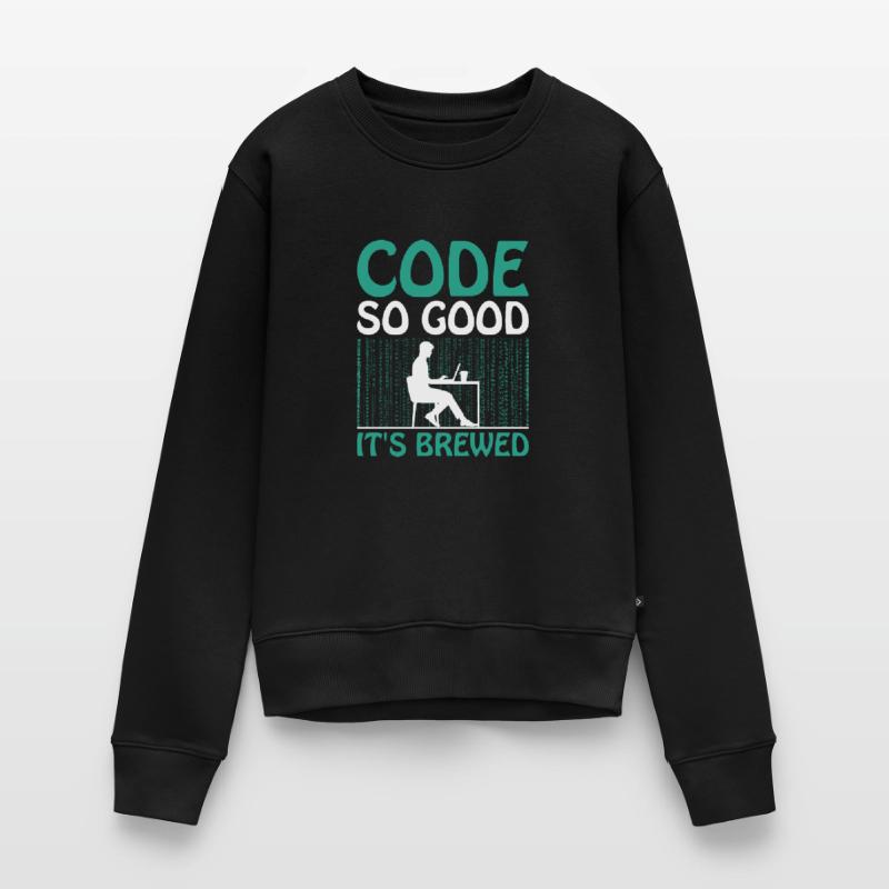Kaffee-Codierung Programmierer Programmierer Entwickler Nerd Coff Frauen Premium Bio Pullover