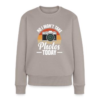 Créateurs de contenu et influenceurs sur les réseaux sociaux - Pull Premium bio Femme - taupe - Devant - Julia (174cm)