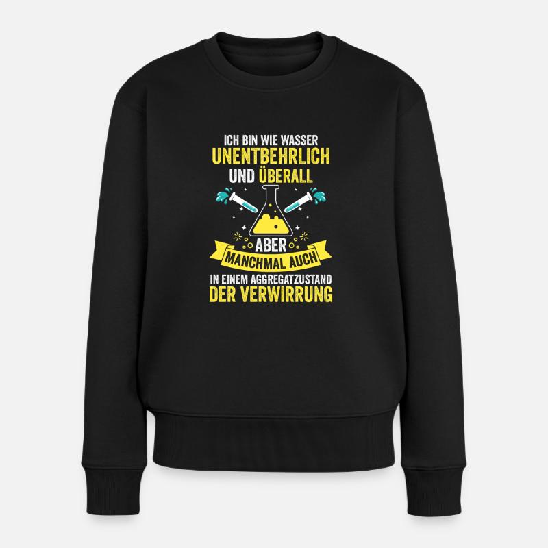 Chimiste Sciences Physique Chimie - Pull Premium bio Femme - noir