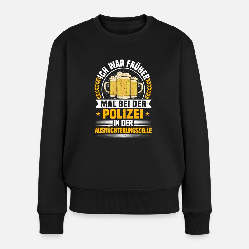 Dicton de bière, sobriété Cell Beer Lover - Pull Premium bio Femme - noir
