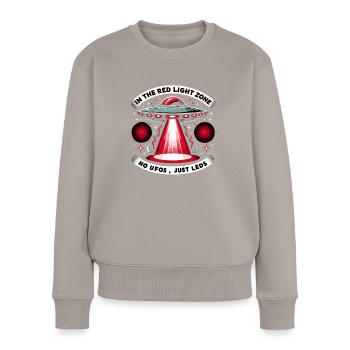 Red Light Therapy Low-level laser therapy for the - Women's Premium Organic Jumper - taupe - Front - Julia (174cm)