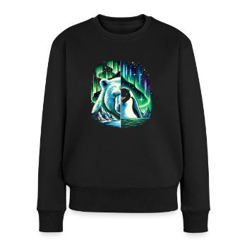 Aurora Aurora Tracker Alaska Wilderness - Pull Premium bio Femme - noir - Devant - Julia (174cm)