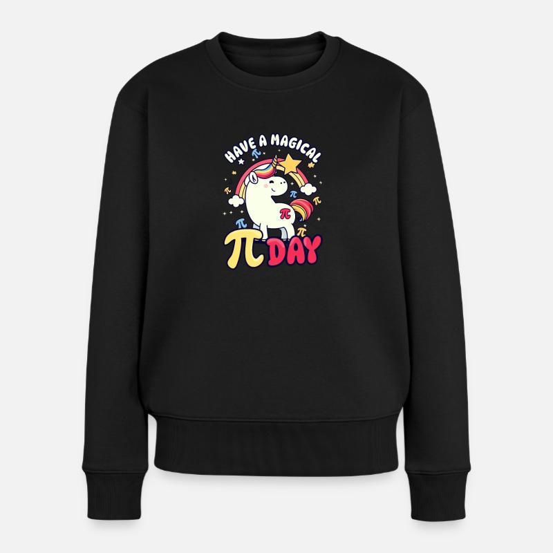 Pi-Tag Einen magischen Pi-Tag haben - Frauen Premium Bio Pullover - Schwarz