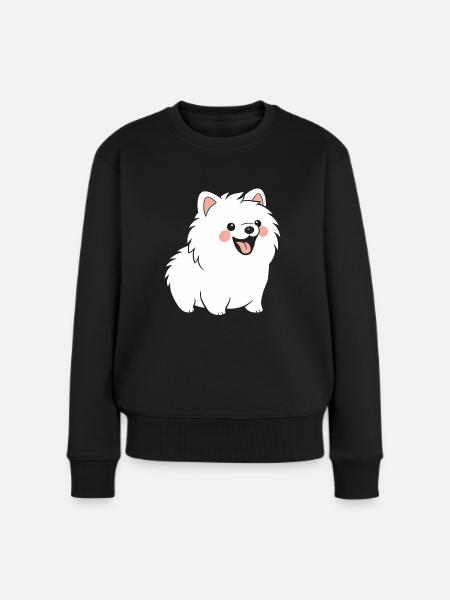 Spitz - Frauen Premium Bio Pullover - Schwarz