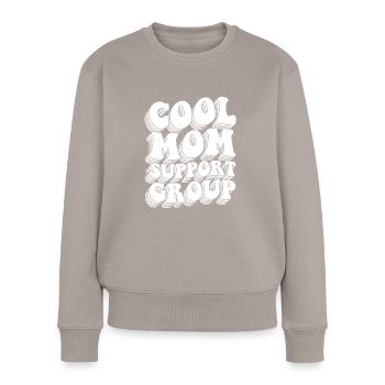 Maman Soutien Maman - Pull Premium bio Femme - taupe - Devant - Julia (174cm)