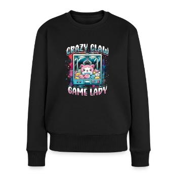 Greifautomat Crazy Claw Jeu Dame - Pull Premium bio Femme - noir - Devant - Julia (174cm)