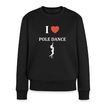 Women's pole dancing pole dancing - Women's Premium Organic Jumper - black - Front - Julia (174cm)