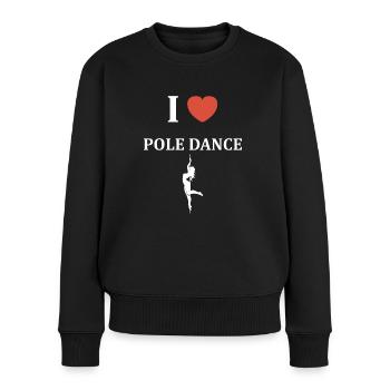 Women's pole dancing pole dancing - Women's Premium Organic Jumper - black - Front - Julia (174cm)