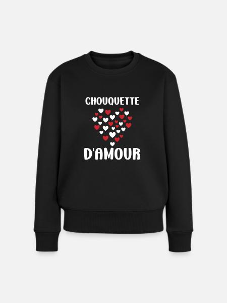 Chouquette - Pull Premium bio Femme - noir