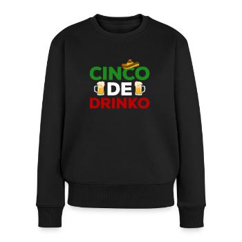 Cinco de Mayo - Women's Premium Organic Jumper - black - Front - Julia (174cm)