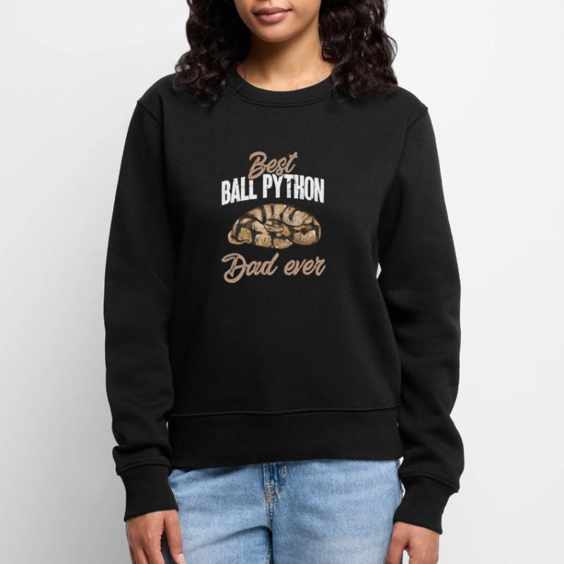 Ball Python Schlange Königspython Frauen Premium Bio Pullover