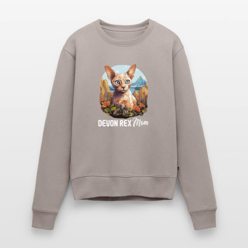 Devon Rex Kätzchen Devon Rex Katze Frauen Premium Bio Pullover